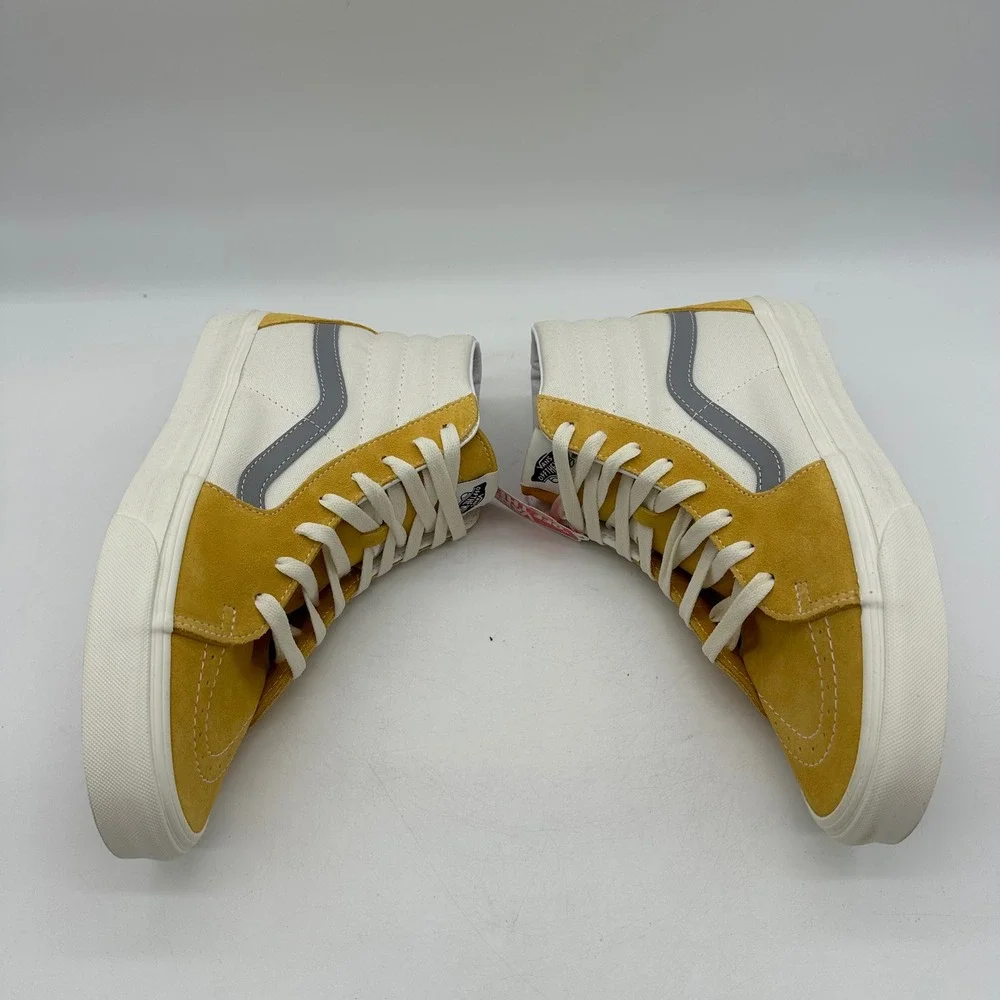 Vans 721454 Mens 9 Women 10.5 Sk8-Hi 'Honey Gold Marshmallow' VN0A4BV622L Shoes